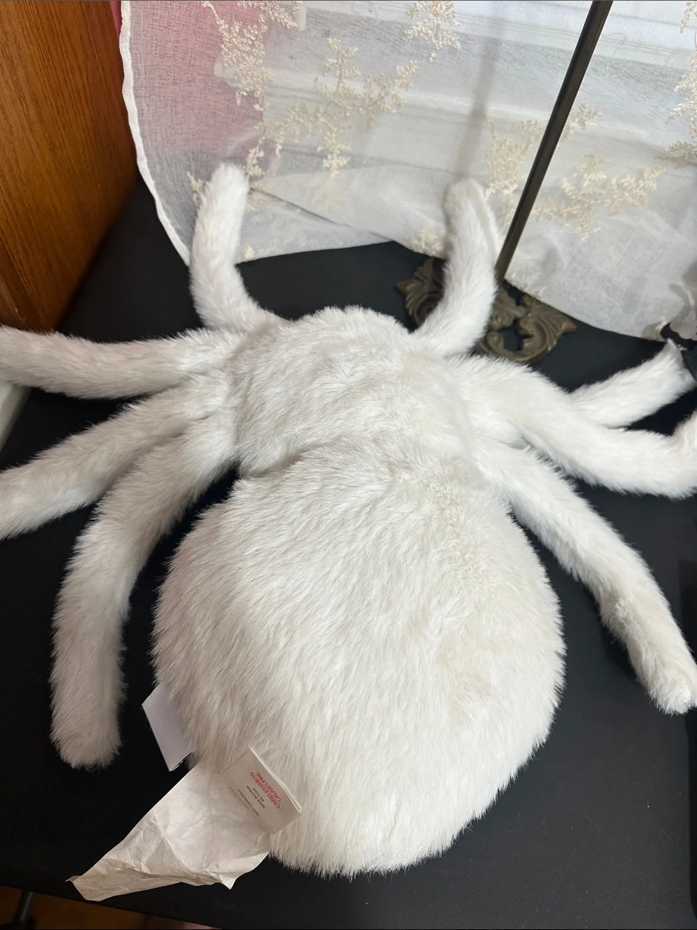 Martha Stewart Halloween faux fur spider 🕷️ pillow
